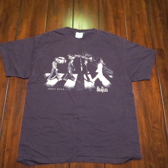 The Beatles Other - The Beatles Men's black size L Abbey Road Tshirt
